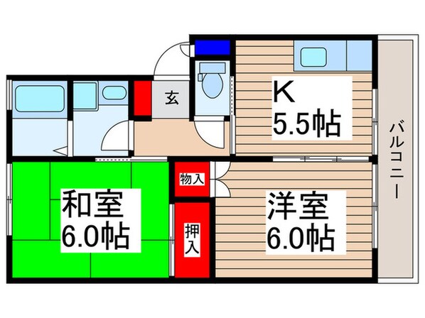 第2ＹＳハイツの物件間取画像